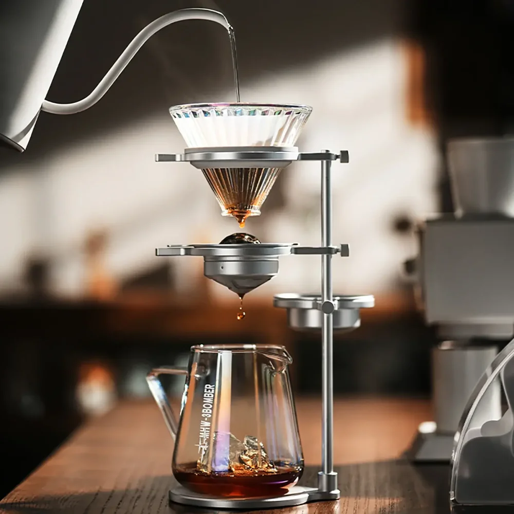 MHW-3BOMBER Pour Over Chilling Ball Stand Silver