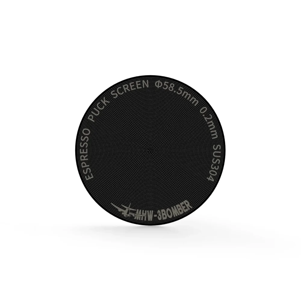 MHW-3BOMBER Espresso Titanium Puck Screen - 58.5mm 0.8 mm